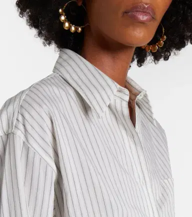 RÓHE Róhe Striped silk and cotton shirt | Thumbnail 5 RÓHE Róhe Striped silk and cotton shirt | Thumbnail 5