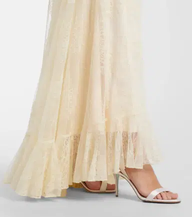 DE LA VALI Esen ruffled lace maxi dress | Thumbnail 4 DE LA VALI Esen ruffled lace maxi dress | Thumbnail 4