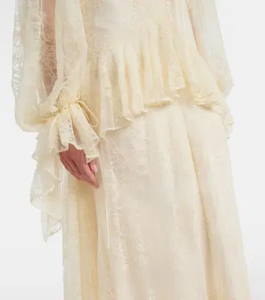DE LA VALI Esen ruffled lace maxi dress | Thumbnail 5 DE LA VALI Esen ruffled lace maxi dress | Thumbnail 5