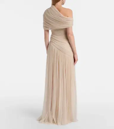De La Vali Bridal Himalia gathered tulle gown | Thumbnail 3