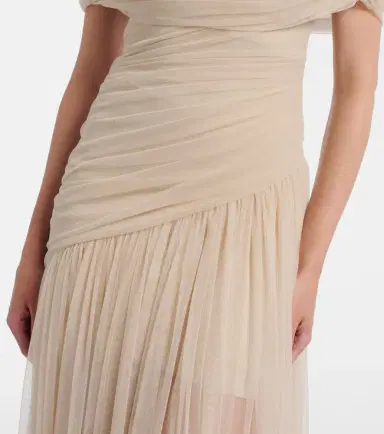 De La Vali Bridal Himalia gathered tulle gown | Thumbnail 5