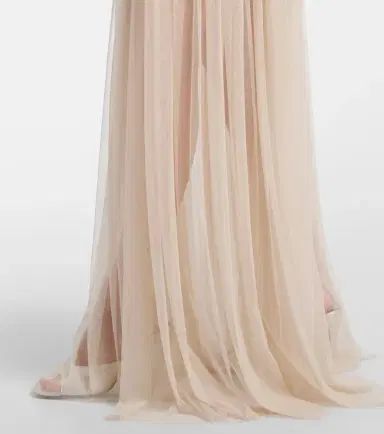 De La Vali Bridal Himalia gathered tulle gown | Thumbnail 6