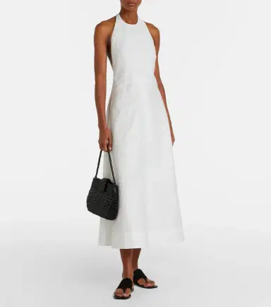 Rohe Róhe Halterneck cotton-blend poplin midi dress | Thumbnail 2 Rohe Róhe Halterneck cotton-blend poplin midi dress | Thumbnail 2