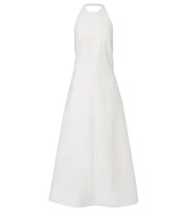 Rohe Róhe Halterneck cotton-blend poplin midi dress | Thumbnail 1 Rohe Róhe Halterneck cotton-blend poplin midi dress | Thumbnail 1