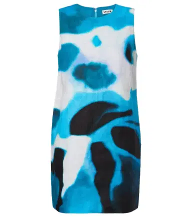 Staud Brea printed linen minidress | Thumbnail 1