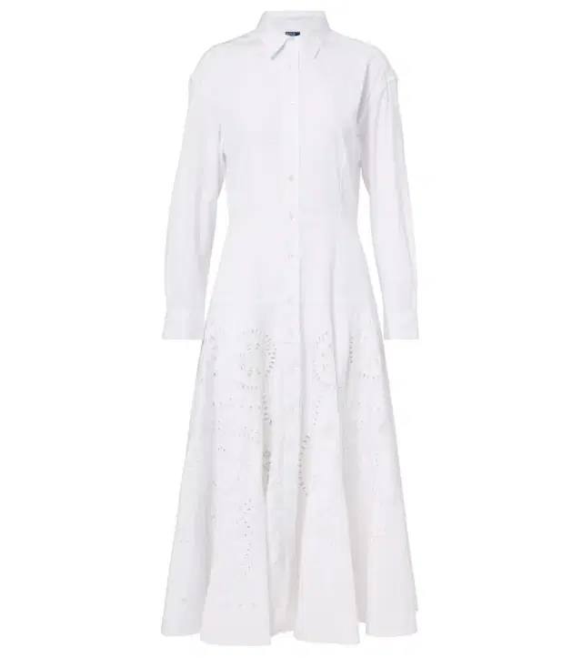 Polo Ralph Lauren Broderie anglaise cotton shirt dress