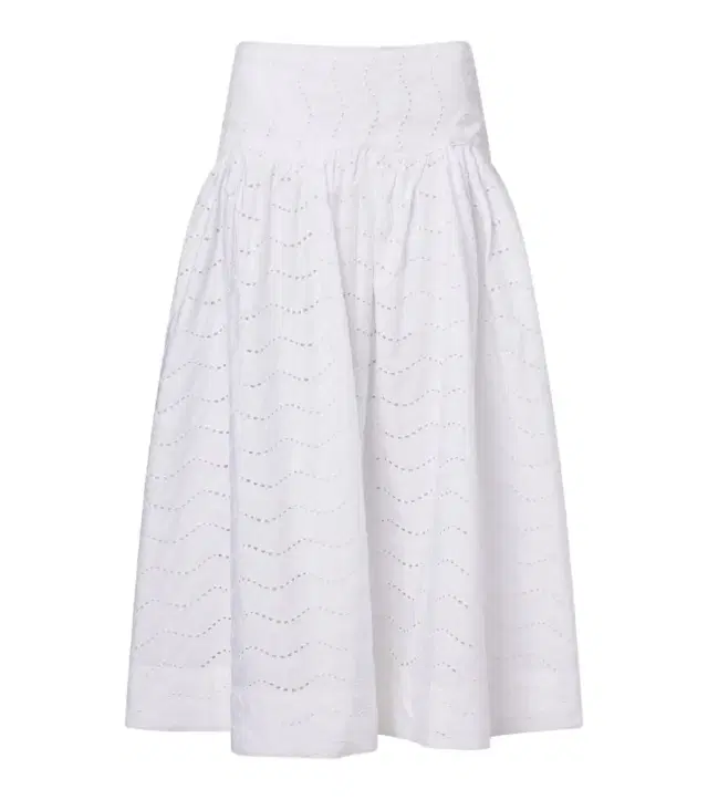 Polo Ralph Lauren Broderie anglaise cotton midi skirt