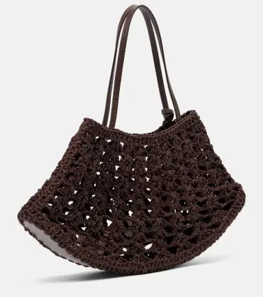 Magda Butrym Maya Small crochet leather top-handle bag | Thumbnail 3