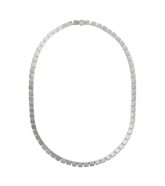 Ileana Makri Tile Medium sterling silver necklace