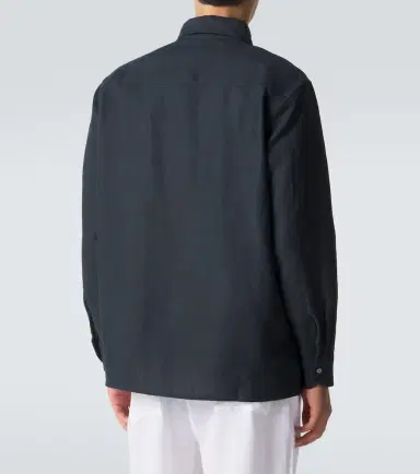 Saman Amel Linen overshirt | Thumbnail 4