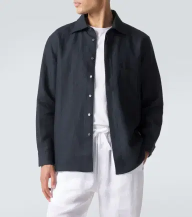 Saman Amel Linen overshirt | Thumbnail 5
