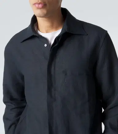 Saman Amel Linen overshirt | Thumbnail 6