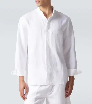 Saman Amel Linen overshirt | Thumbnail 4