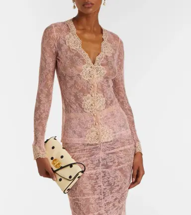 Valentino Floral sheer lace cardigan | Thumbnail 6 Valentino Floral sheer lace cardigan | Thumbnail 6