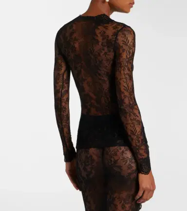 Valentino Floral sheer lace cardigan | Thumbnail 2