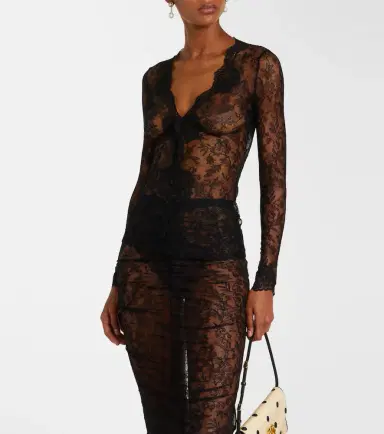 Valentino Floral sheer lace cardigan | Thumbnail 3
