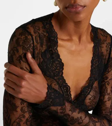 Valentino Floral sheer lace cardigan | Thumbnail 5