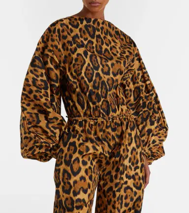 Alaïa Alaïa Oversized animal-print bodysuit | Thumbnail 2