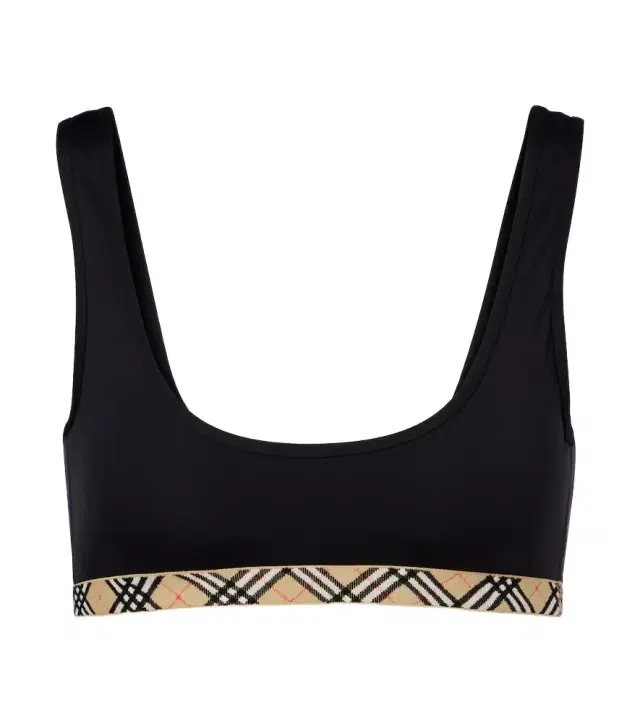 Burberry Check bikini top