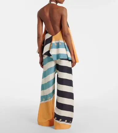 Loewe Printed silk wide-leg pants | Thumbnail 3 Loewe Printed silk wide-leg pants | Thumbnail 3