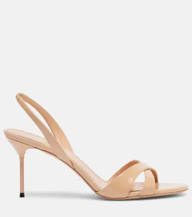 Paris Texas Lidia patent leather slingback sandals | Thumbnail 3