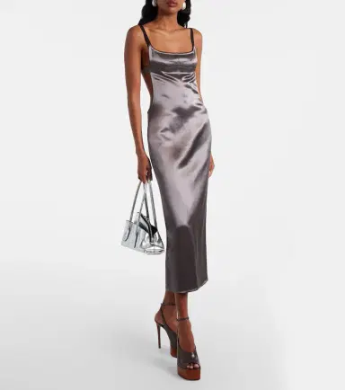 The Attico Ornella leather platform slingback pumps | Thumbnail 5