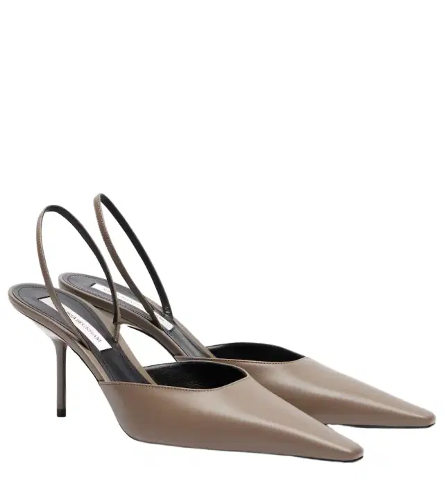 Victoria Beckham Sloan leather slingback pumps