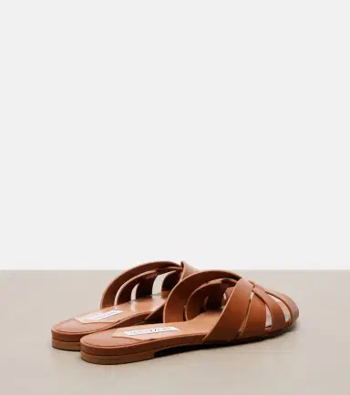 Aquazzura Copacabana leather slides | Thumbnail 2
