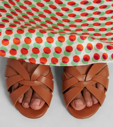 Aquazzura Copacabana leather slides | Thumbnail 6