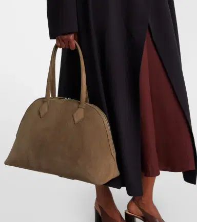 A Emery A. Emery Harnick Medium suede shoulder bag | Thumbnail 5