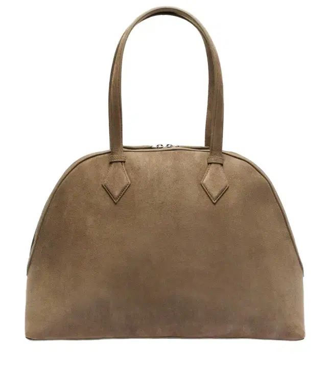 A. Emery Harnick Medium suede shoulder bag