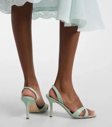 Manolo Blahnik Callasli leather slingback sandals | Thumbnail 5