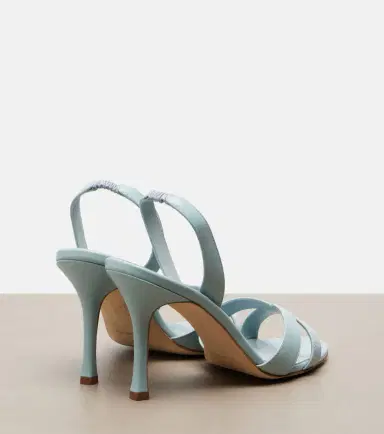 Manolo Blahnik Callasli leather slingback sandals | Thumbnail 3