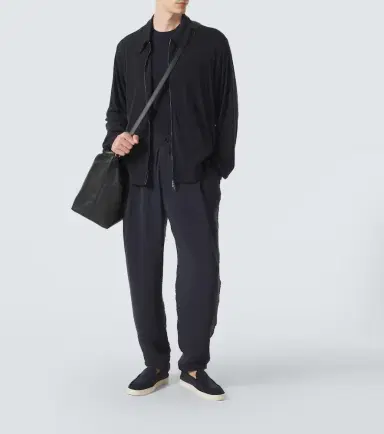 Giorgio Armani Zip-up blouson jacket | Thumbnail 4 Giorgio Armani Zip-up blouson jacket | Thumbnail 4