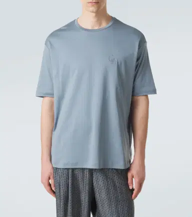 Giorgio Armani Cotton jersey T-shirt | Thumbnail 5