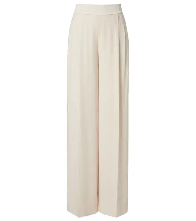 Cara crêpe wide-leg pants