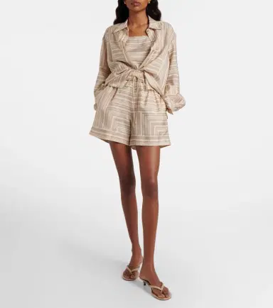 Joseph Laven checked silk shorts | Thumbnail 5 Joseph Laven checked silk shorts | Thumbnail 5