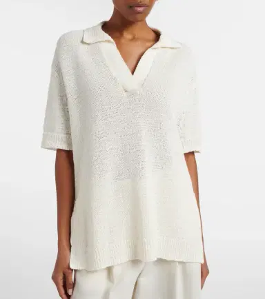 Joseph Rian oversized cotton-blend polo shirt | Thumbnail 4 Joseph Rian oversized cotton-blend polo shirt | Thumbnail 4