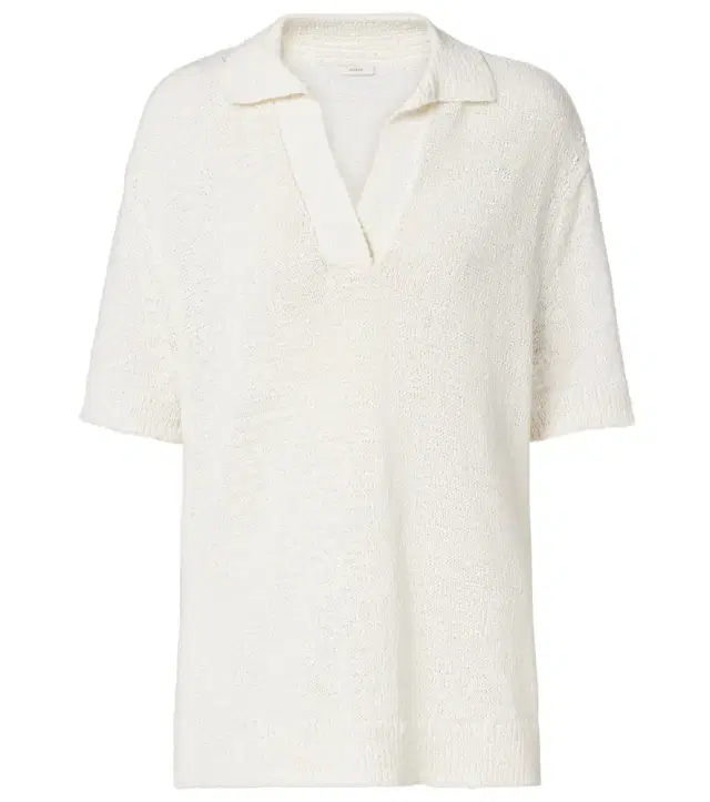 Joseph Rian oversized cotton-blend polo shirt