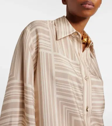 Joseph Atlan printed silk shirt | Thumbnail 4