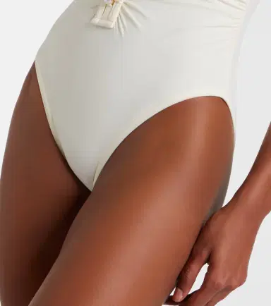 Karla Colletto Maya embellished swimsuit | Thumbnail 4