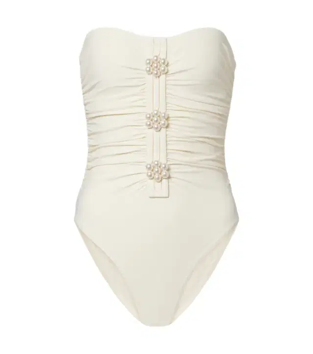 Karla Colletto Maya embellished swimsuit