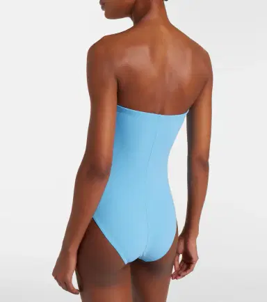 Karla Colletto Basics ruched swimsuit | Thumbnail 3