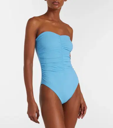 Karla Colletto Basics ruched swimsuit | Thumbnail 5