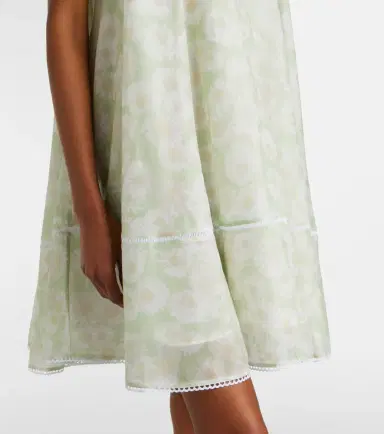 Stella McCartney Floral halterneck cotton poplin minidress | Thumbnail 5