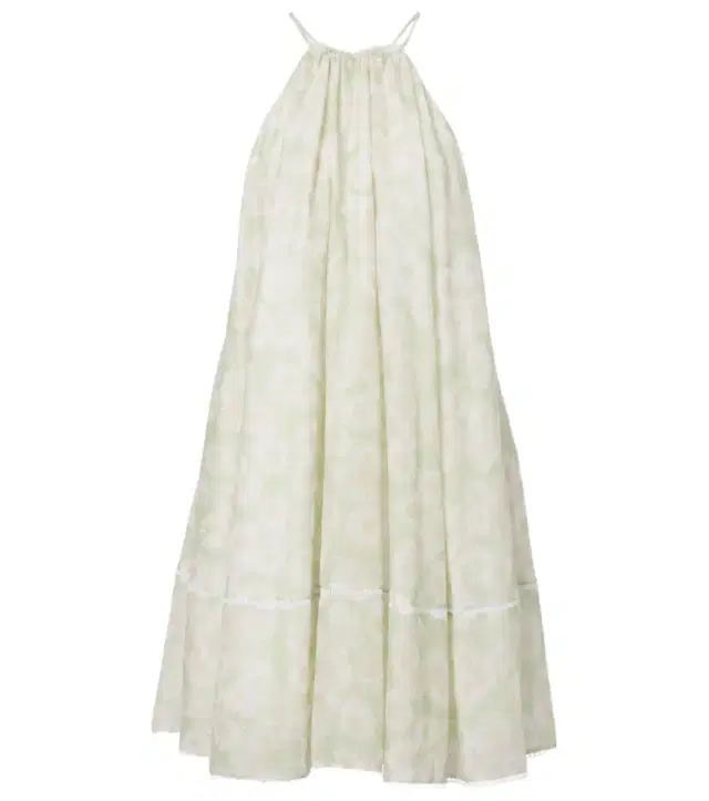 Stella McCartney Floral halterneck cotton poplin minidress
