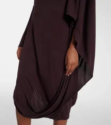 Stella McCartney Caped crêpe jersey minidress | Thumbnail 2