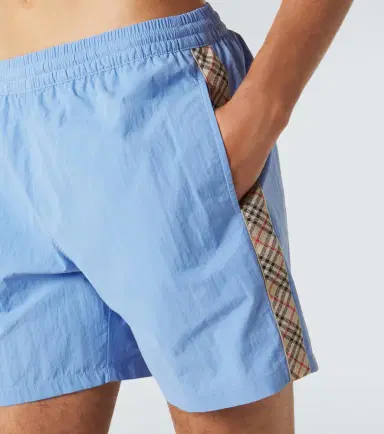 Burberry Check swim trunks | Thumbnail 5 Burberry Check swim trunks | Thumbnail 5