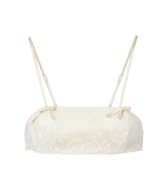 Eteri bow-detail lace bra top