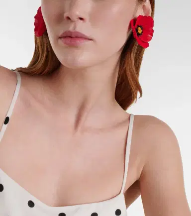 Jennifer Behr Demetria floral earrings | Thumbnail 6 Jennifer Behr Demetria floral earrings | Thumbnail 6